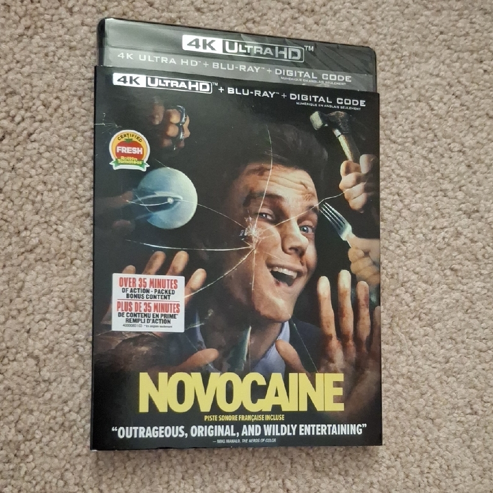 Novocaine 4K Ultra HD Blu-ray